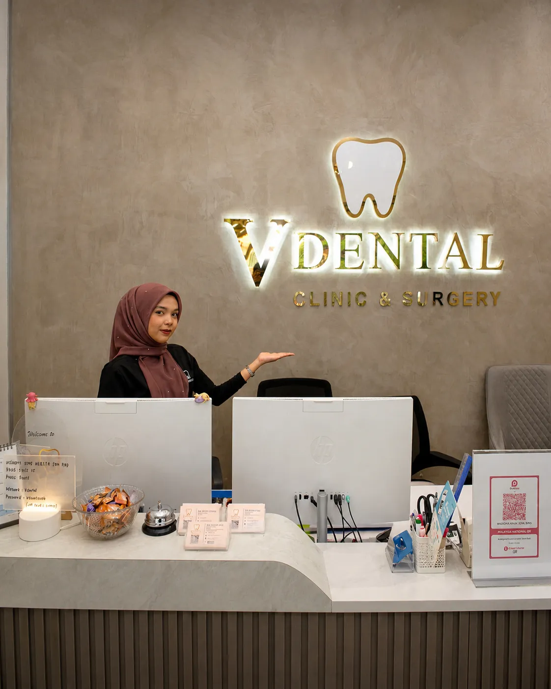 V Dental Clinic interior